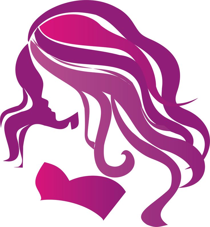 Hair Extension Logo Ideas - Hair Stylist, Transparent background PNG HD thumbnail
