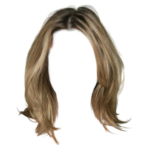 . PlusPng.com Long brown curl