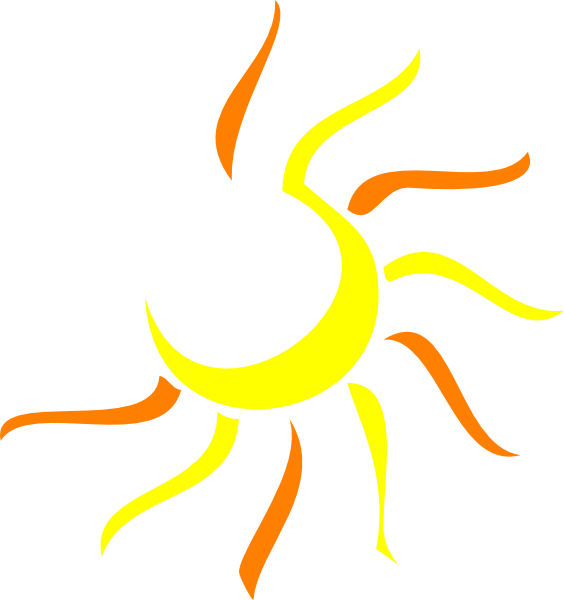 Png: Small · Medium · Large - Half Sun With Rays, Transparent background PNG HD thumbnail