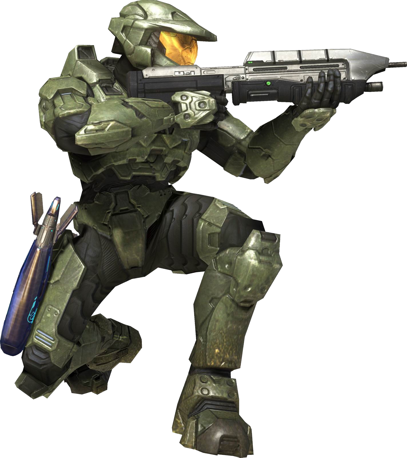 H3 Masterchief Crouch.png - Halo, Transparent background PNG HD thumbnail
