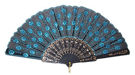 You Can Get This Peacock Pattern Sequin Fabric Hand Fan For Just $1.68  Free Shipping! - Hand Fan, Transparent background PNG HD thumbnail