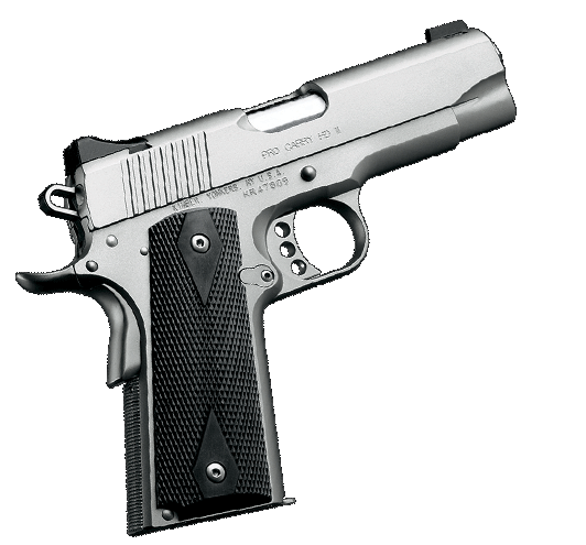 Kimber 1911 Pro Carry Hd Ii 38Super - Handgun, Transparent background PNG HD thumbnail