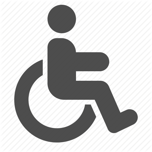 Handicap, Handicapped, Man, Sign, Wheelchair Icon - Handicapped, Transparent background PNG HD thumbnail
