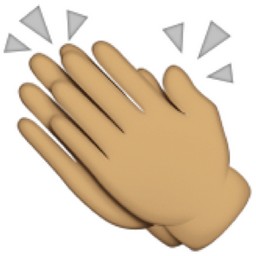 Clapping Hands - Hands Clapping, Transparent background PNG HD thumbnail