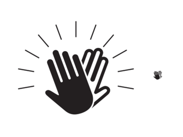 Clapping Hands Clipart - Hands Clapping, Transparent background PNG HD thumbnail