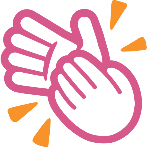 Clapping Hands Sign Emoji - Hands Clapping, Transparent background PNG HD thumbnail