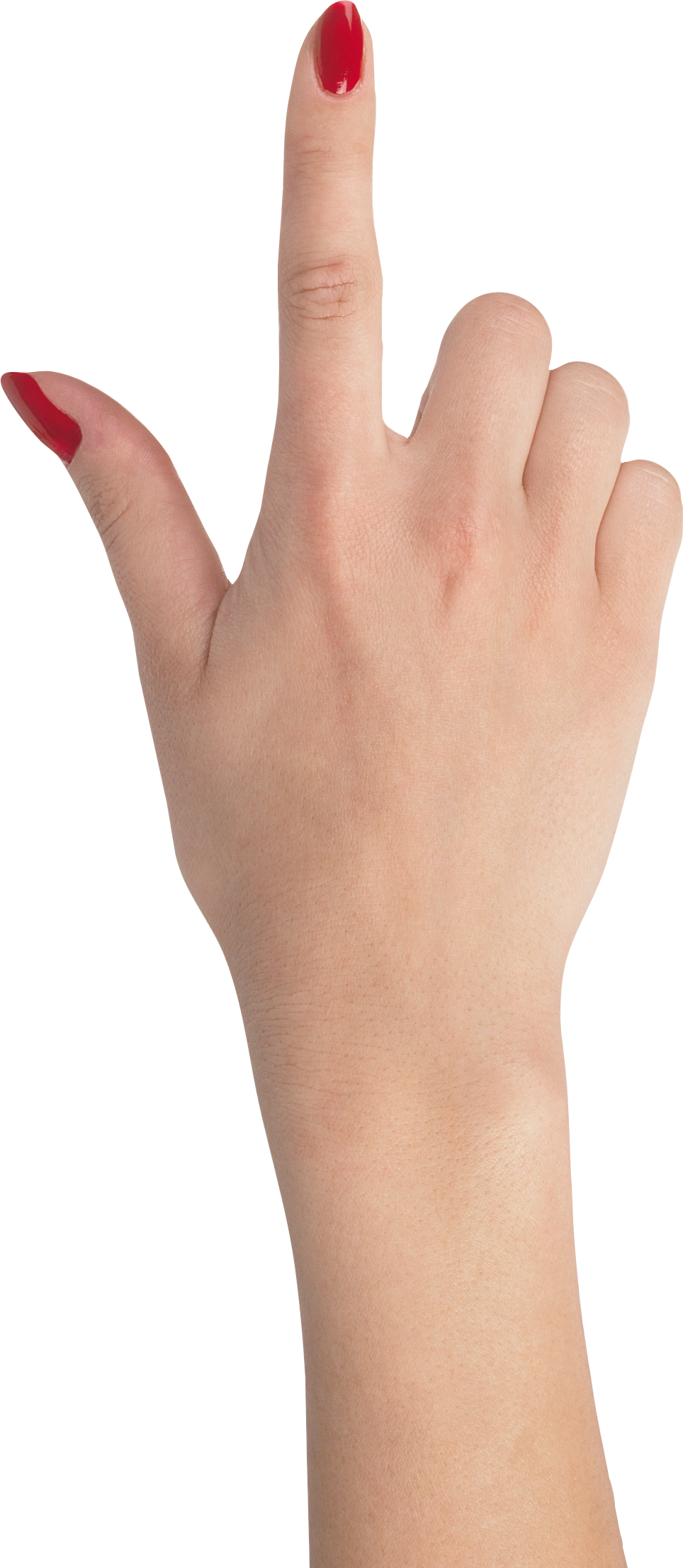 One Finger Hand With Red Nails, Hands Png, Hand Image Free - Hands, Transparent background PNG HD thumbnail