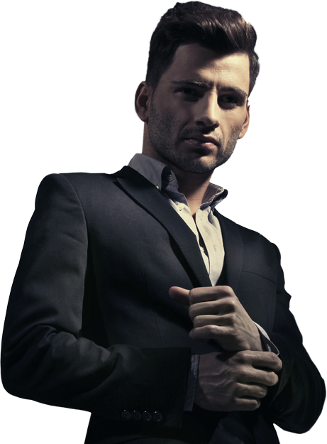Handsome businessman in suit 