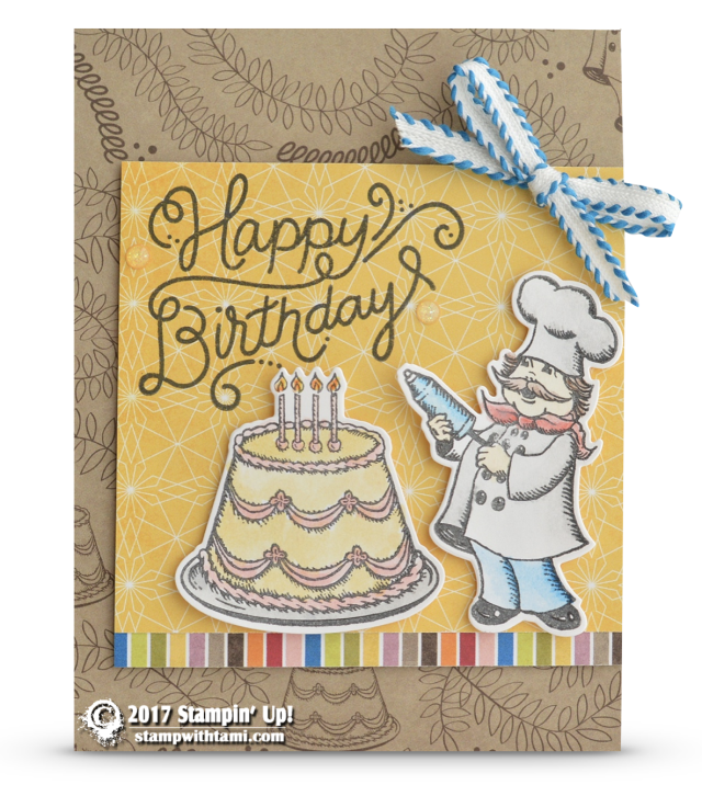 Card: Happy Birthday Delivery Chef Card U2013 Part 1 Of 2 | Stampin Up Demonstrator - Happy Birthday Chef, Transparent background PNG HD thumbnail