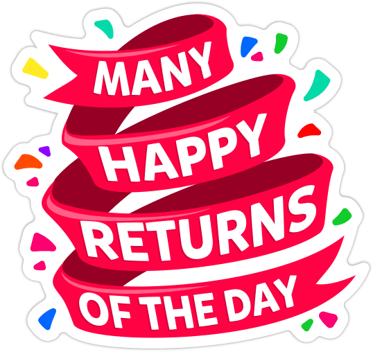 Send - Happy Birthday Day, Transparent background PNG HD thumbnail