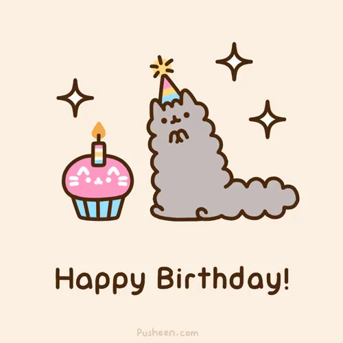 Happy Birthday Cat Gif   Happybirthday Cat Cats   Discover U0026 Share Gifs - Happy Birthday With Cats, Transparent background PNG HD thumbnail