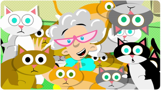Iu0027M Cora, The Cat Lady - Happy Birthday With Cats, Transparent background PNG HD thumbnail