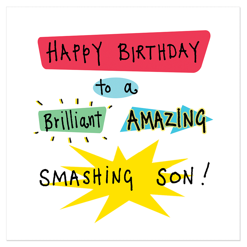 To my Special Son - Birthday 