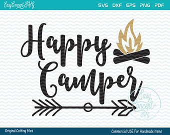 Camper SVG Cut Files-Happy Ca