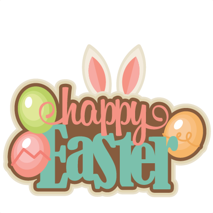 Happy Easter Day Png - Happy Easter Title Svg Cutting Files For Cricut Silhouette Pazzles Free Svg Cuts Free Svgs Cut Cute Files For Scrapbooking, Transparent background PNG HD thumbnail