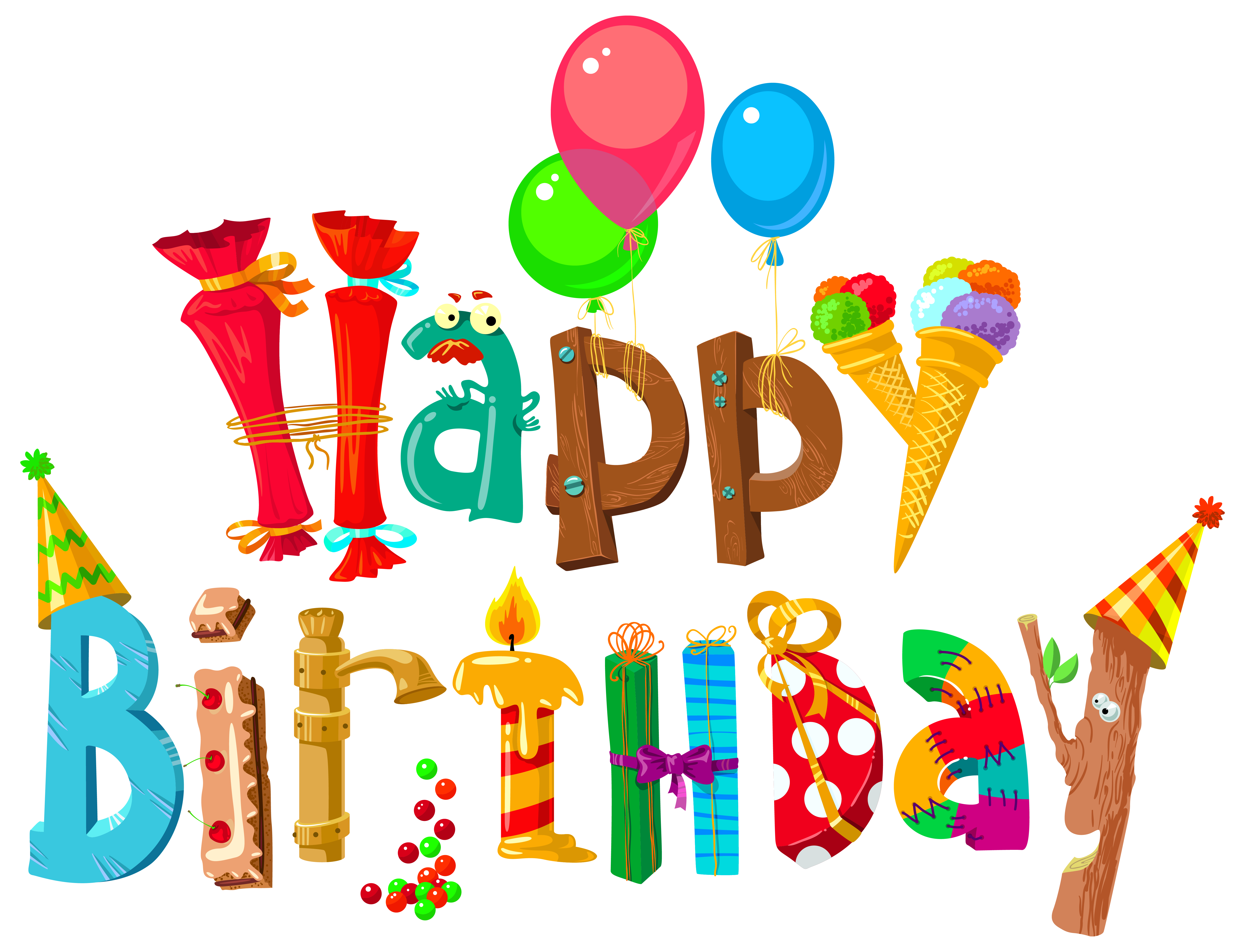 Happy Birthday Free PNG file 