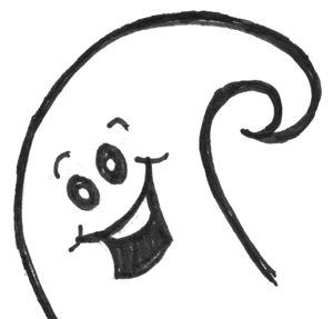 Draw Happy Ghosts - Happy Ghost, Transparent background PNG HD thumbnail