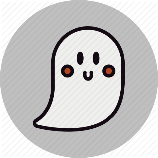 Friendly, Ghost, Halloween, Happy, Smile Icon - Happy Ghost, Transparent background PNG HD thumbnail