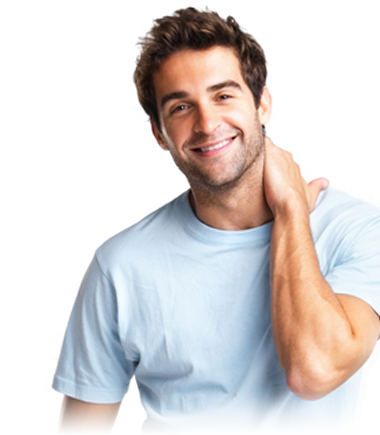 Free Back Of Neck - Happy Guy, Transparent background PNG HD thumbnail