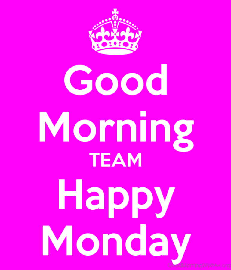 Good Morning Team Happy Monday - Happy Monday, Transparent background PNG HD thumbnail