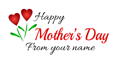 Click Here - Happy Mothers Day Sign, Transparent background PNG HD thumbnail
