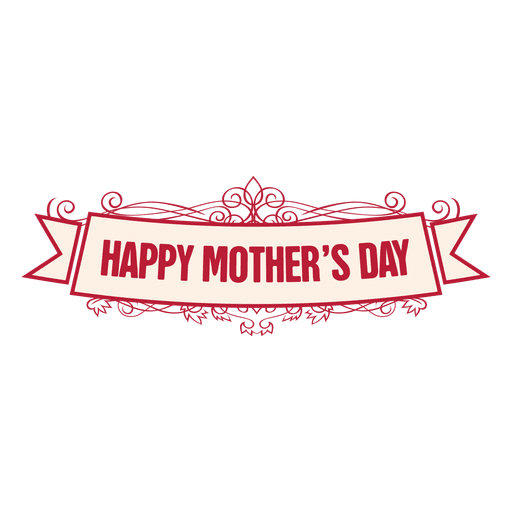 Happy Mothers Day Sign Png - Mothers Day Ribbon Badge 2 Transparent Png, Transparent background PNG HD thumbnail