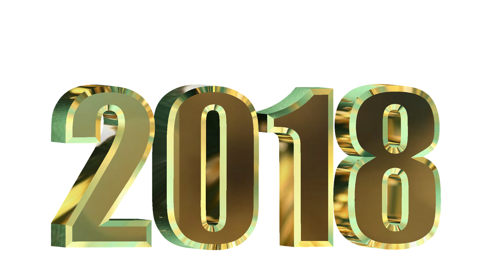 Happy New Year 2018 3D Hd Scrap For Fb - Happy New Year 2018, Transparent background PNG HD thumbnail