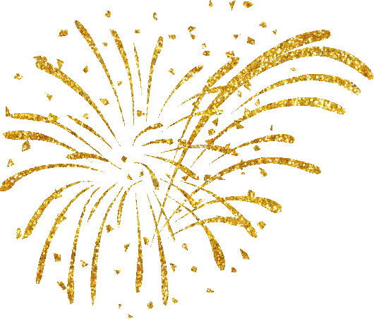 Happy New Year To You And Your Family. - Happy New Year Fireworks, Transparent background PNG HD thumbnail