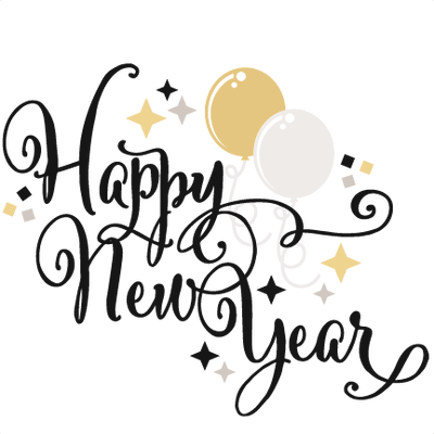 New Years Eve Happy Balloons - Happy New Year, Transparent background PNG HD thumbnail