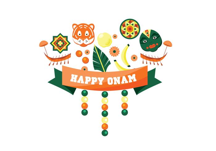 Happy Onam Png - Happy Onam Festival Vector, Transparent background PNG HD thumbnail