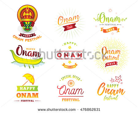 Happy Onam. Vector Background. Traditional Festival In Kerala, South India. Onam Illustration - Happy Onam, Transparent background PNG HD thumbnail