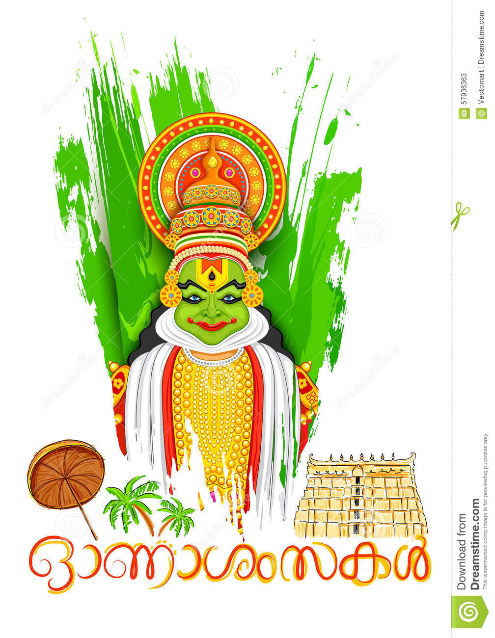 Happy Onam Png - Royalty Free Vector, Transparent background PNG HD thumbnail