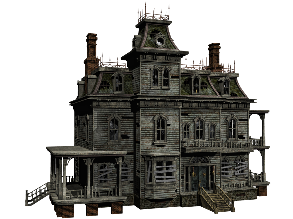 Haunted House 04 Png Stock By Roy3D Hdpng.com  - Haunted Mansion, Transparent background PNG HD thumbnail