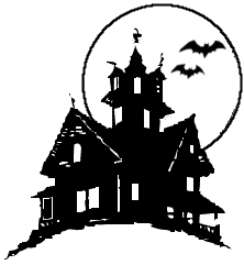 Haunted House Bats - Haunted Mansion, Transparent background PNG HD thumbnail