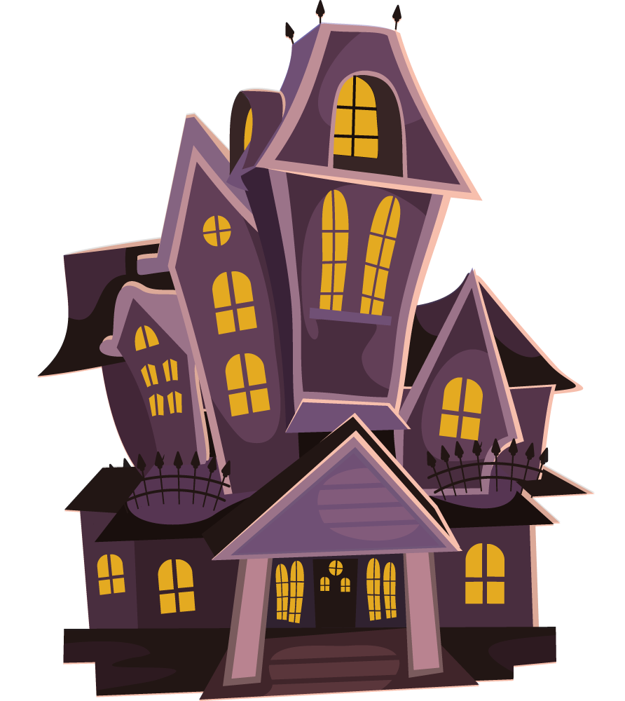 Haunted House Free To Use Clip Art - Haunted Mansion, Transparent background PNG HD thumbnail