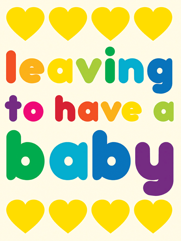 Leaving To Have A Baby [Extra Large Card] - Have A Baby, Transparent background PNG HD thumbnail