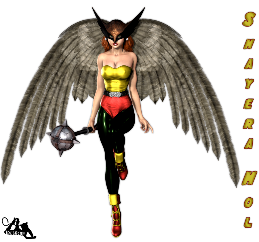 Filename: Shayera_Hol__Hawk_Girl_By_Idelacio D3Ax78W.png - Hawkgirl, Transparent background PNG HD thumbnail
