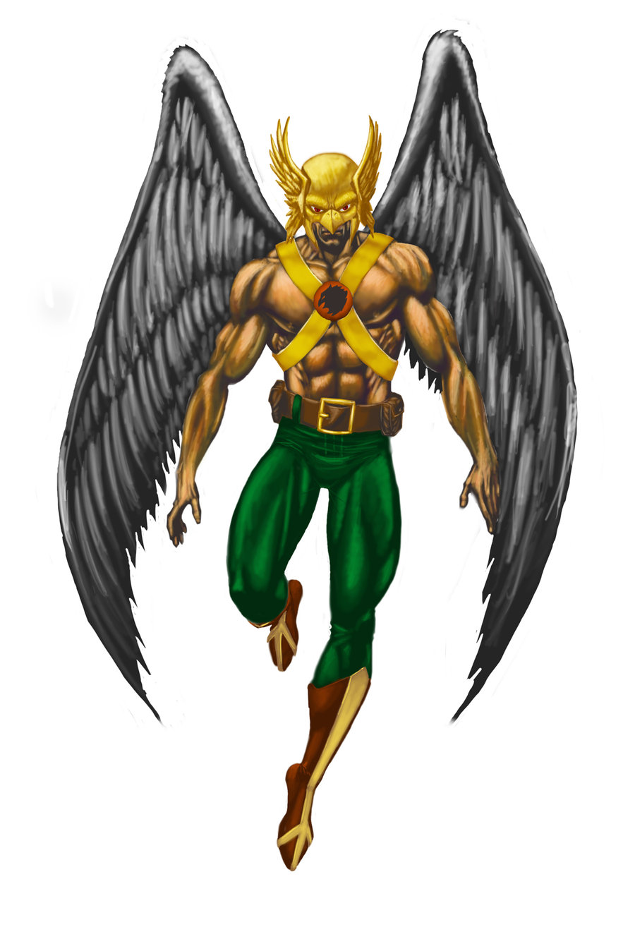 Hawkman_Digital_Painting_By_Smittyd - Hawkman, Transparent background PNG HD thumbnail