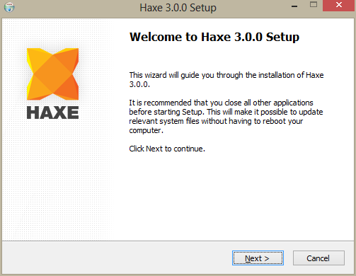 3. If You Are Using Automatic Installer, Then Just Run It, And Just Install - Haxe, Transparent background PNG HD thumbnail