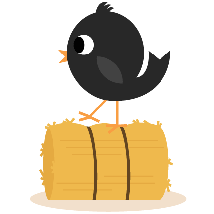 Crow On Hay Bale Svg Cutting Files For Scrapbooking Free Svg Cuts Cute Svg Cut Files Fall Svgs - Hay Bale, Transparent background PNG HD thumbnail