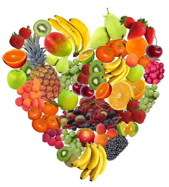 Heart, Fruit, Isolated, Healthy, Eat, Fruits, Vitamins - Healthy Food, Transparent background PNG HD thumbnail