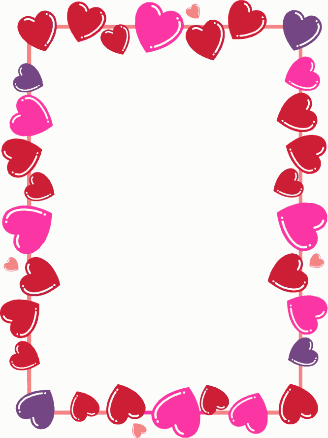 Heart Page Border Designs For Wedding Hd 2014 Sadiakomal - Heart Border, Transparent background PNG HD thumbnail