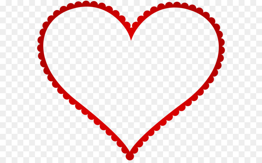 Heart Picture Frame Clip Art   Red Heart Border Frame Transparent Png Clip Art - Heart Border, Transparent background PNG HD thumbnail