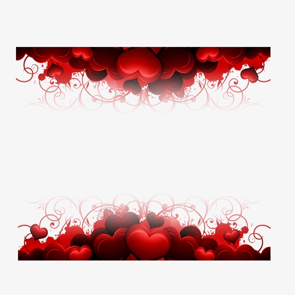 Hearts Border, Red, Heart Shaped, Frame Png And Psd - Heart Border, Transparent background PNG HD thumbnail