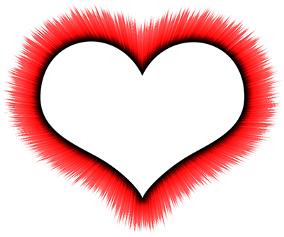 Red Border Frame Png Hd - Heart Border, Transparent background PNG HD thumbnail