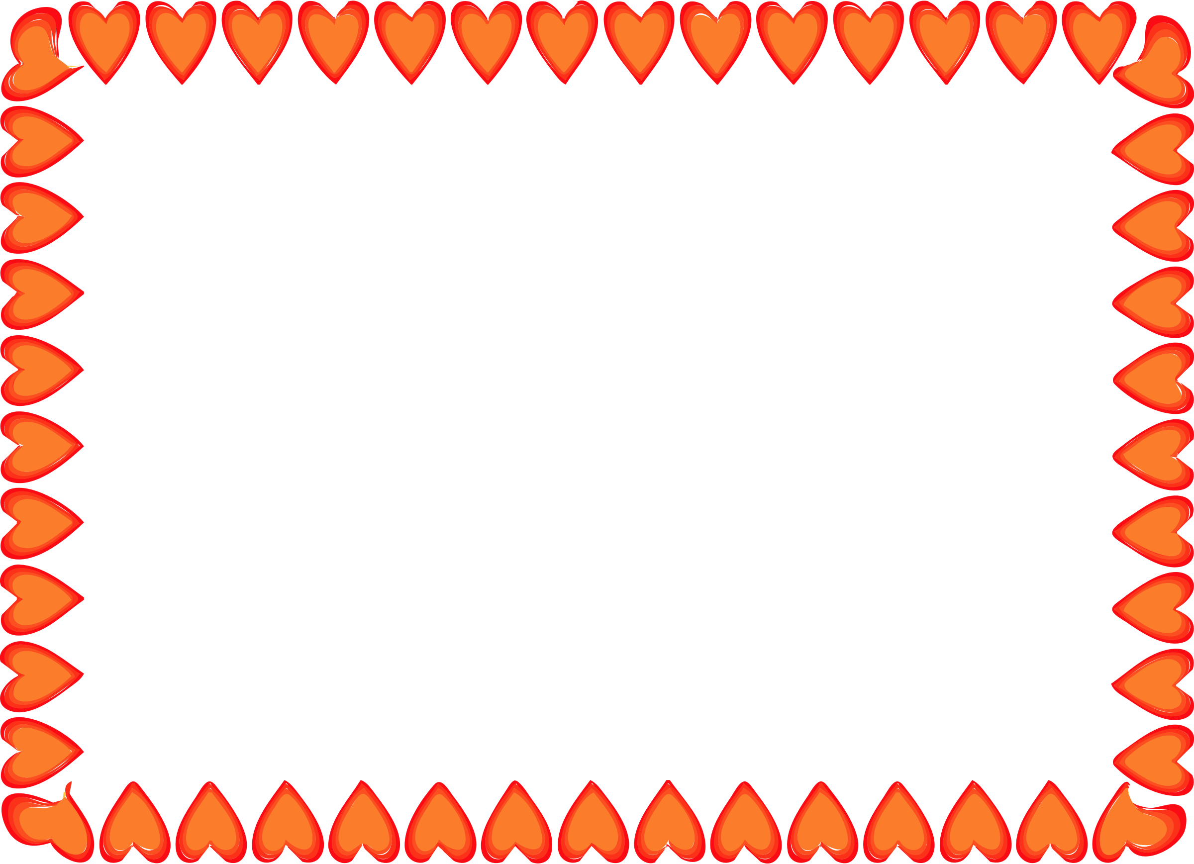 This Free Icons Png Design Of Red Hearts Border Hdpng.com  - Heart Border, Transparent background PNG HD thumbnail