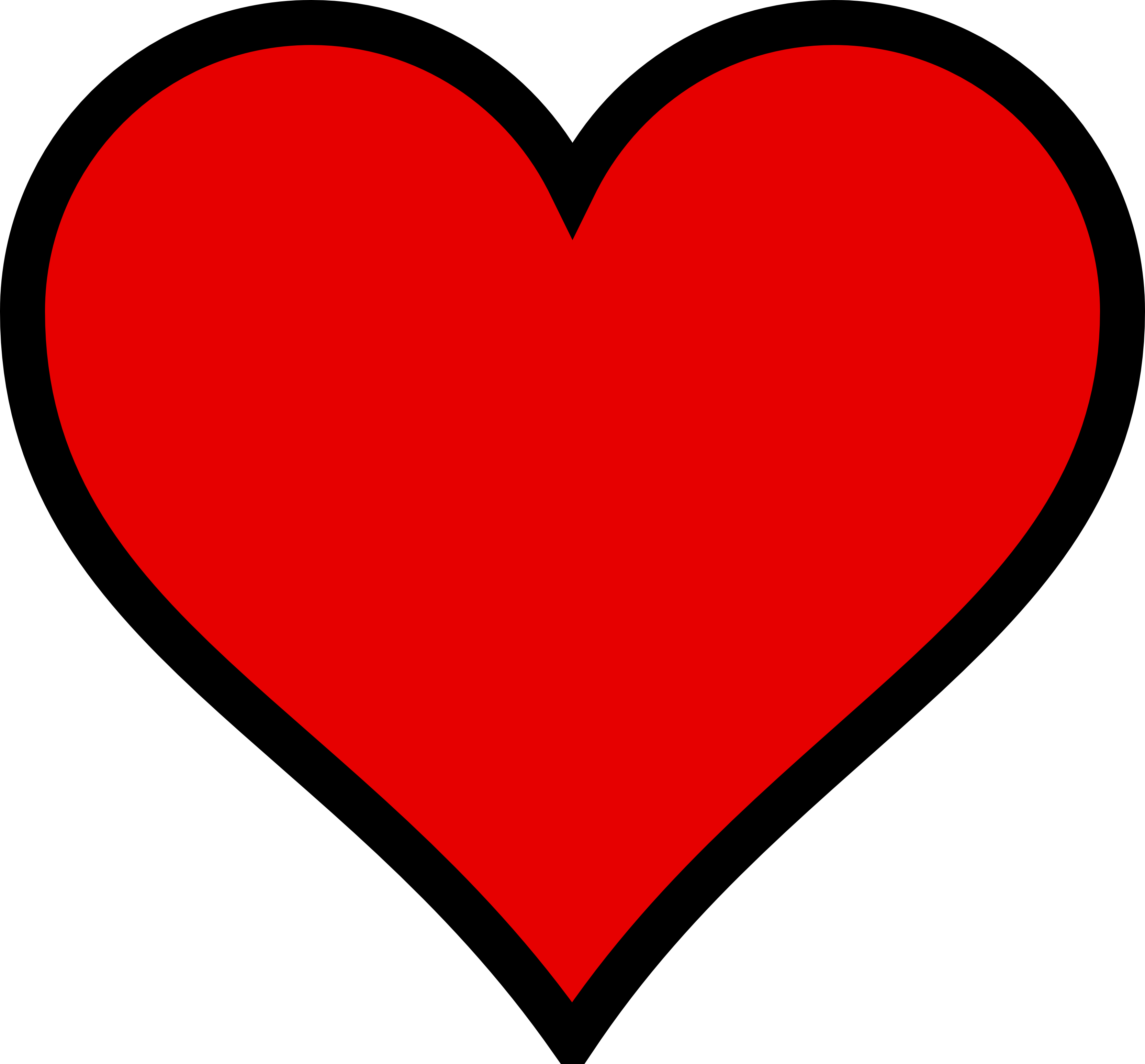 Red Heart Clip Art Clipart Best - Heart, Transparent background PNG HD thumbnail