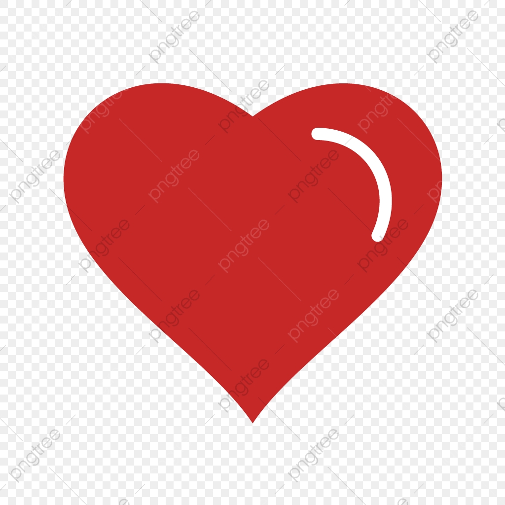 Red Heart Outline Brush Effec