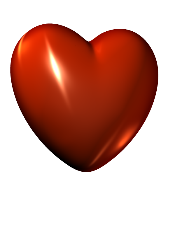 3D Red Heart Png File - Heart, Transparent background PNG HD thumbnail