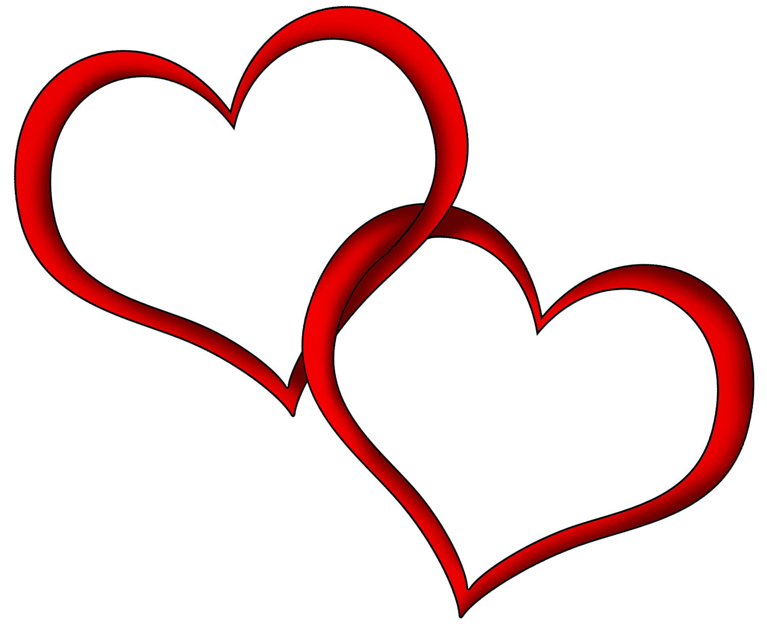 Valentine Heart Clipart - Heart, Transparent background PNG HD thumbnail